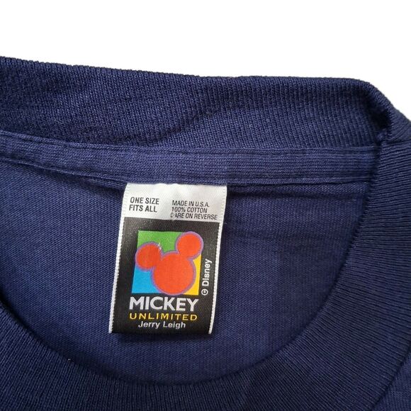 VTG Mickey Unlimited One Size Jerry Leigh Hip Hop Single Stitch Shirt Made USA - Picture 4 of 7
